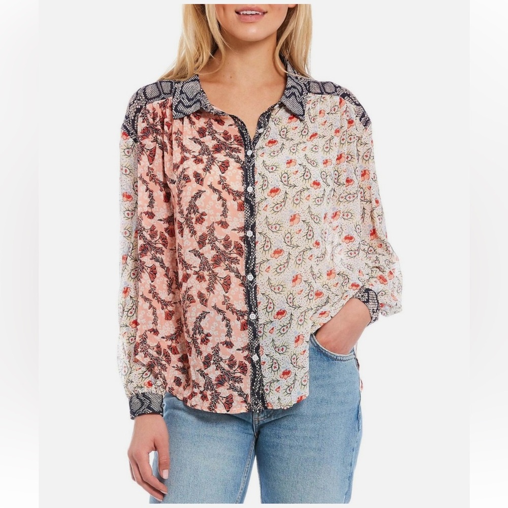 Free People 🌺 Dani Button Down